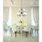 Z-Lite Gianna Chandelier, 9-Light, 32 In.W x 27.5 In.H, Matte Black/White 7509-9-32MB - alternate 6